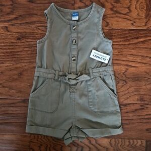 NEW Old Navy Romper Toddler or Baby Girl Size 18-24 Months Color Green